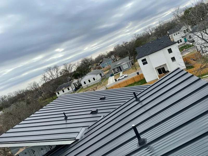 Standing seam metal roof panels with vents for Skylight Repair in Passaic